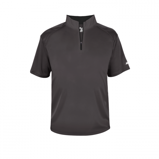 Badger Men's B-Core Short Sleeve 1/4 Zip Style 419900